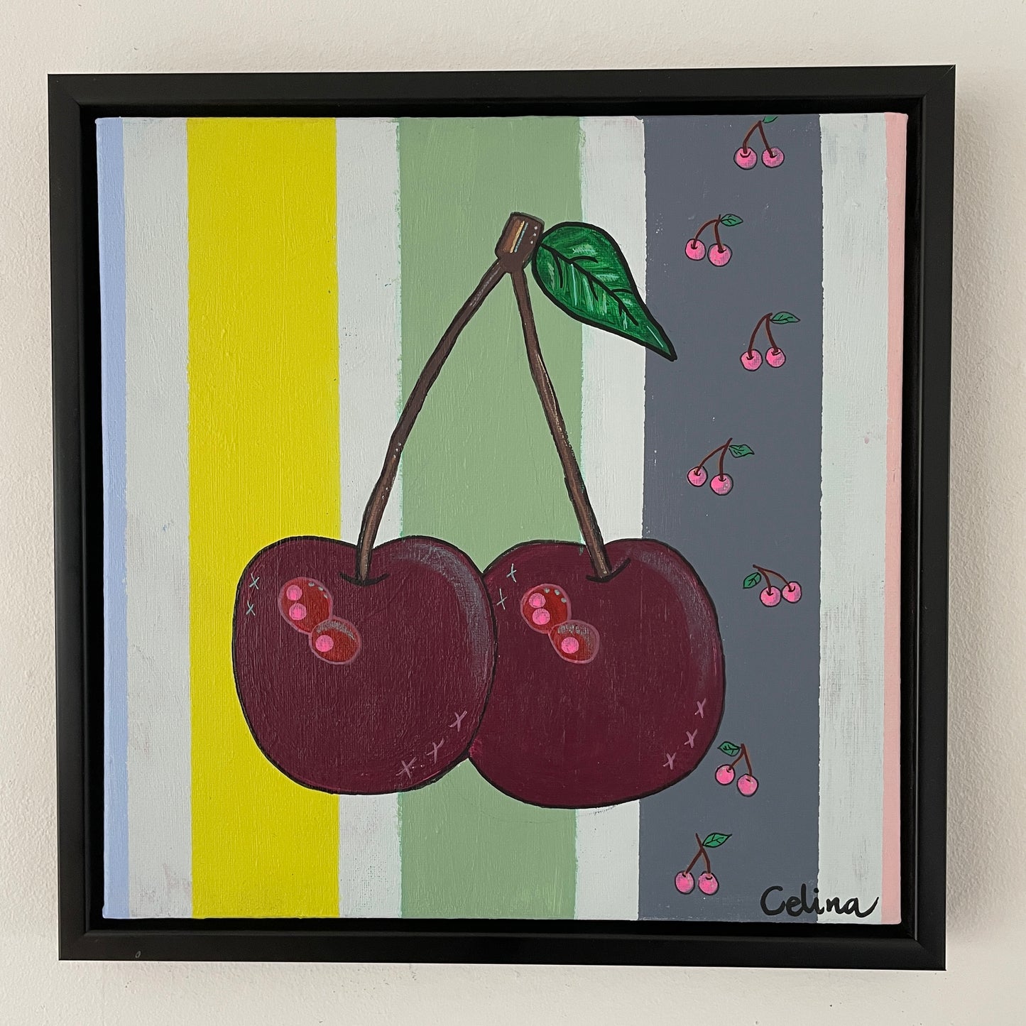 Cherry on the wall