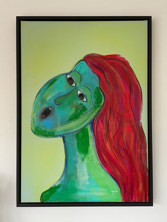 Stella - abstrakt portræt med udtryk